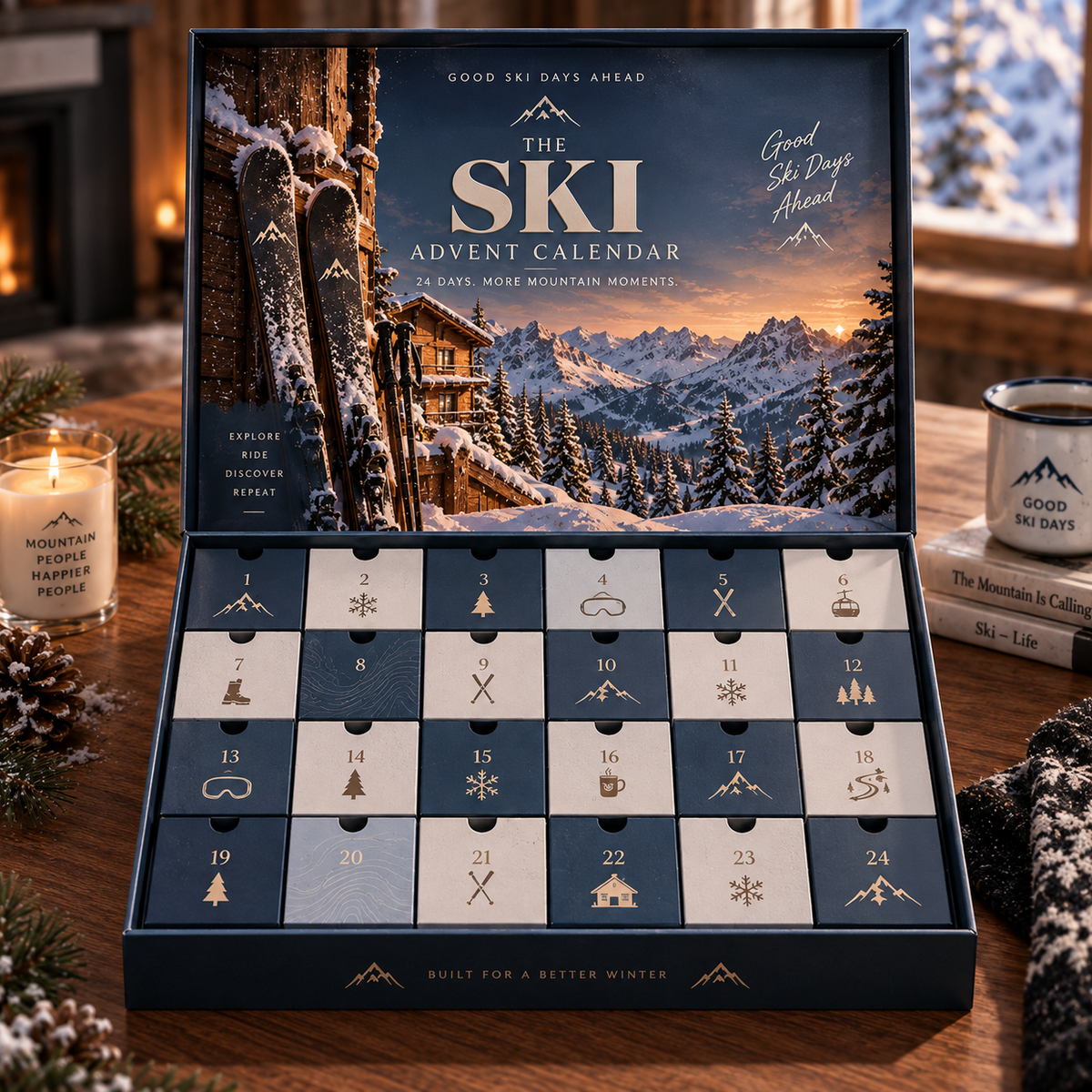 The Ski Advent Calendar - caja abierta