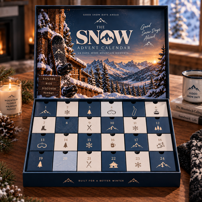 The Snow Advent Calendar - open box